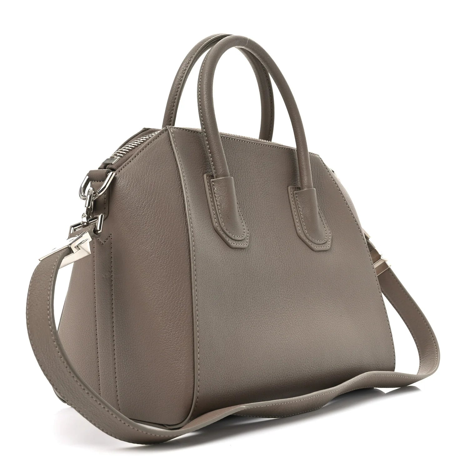 Sugar Goatskin Small Antigona Mastic