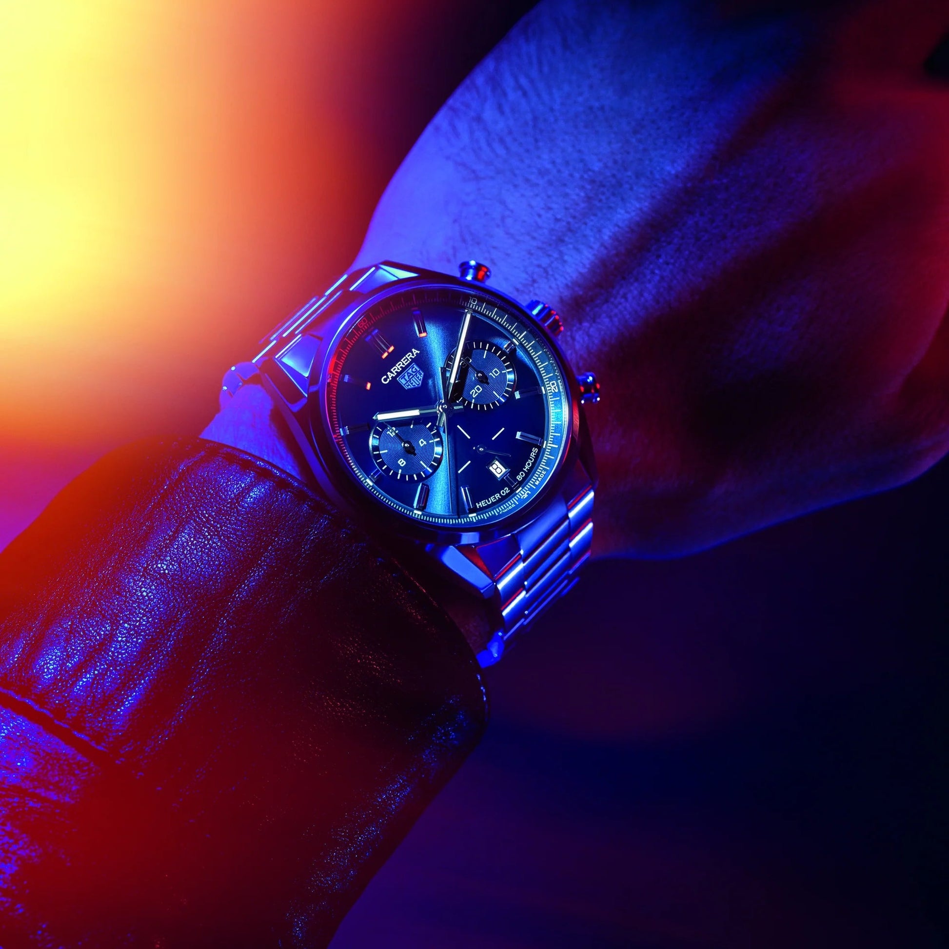 Unworn  Carrera Chronograph, Stainless Steel, 42Mm, Ref# CBN2011.BA0642, Box & Papers