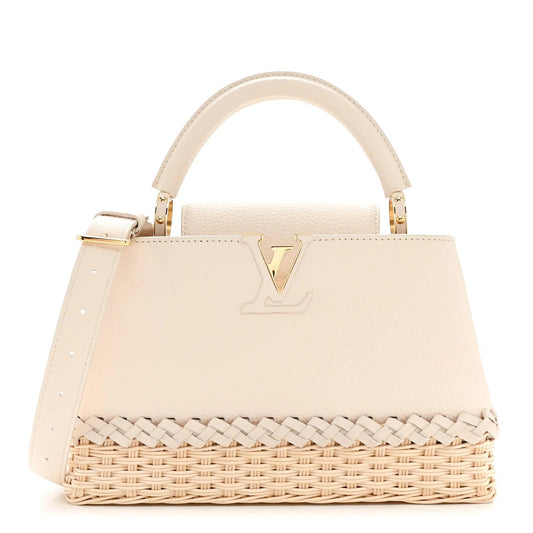 Rattan Taurillon Capucines BB Vanilla