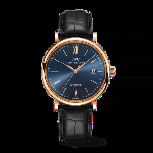 Unworn  Portofino Automatic, 18K Rose Gold, 40Mm, Ref# IW356522, Box and Papers