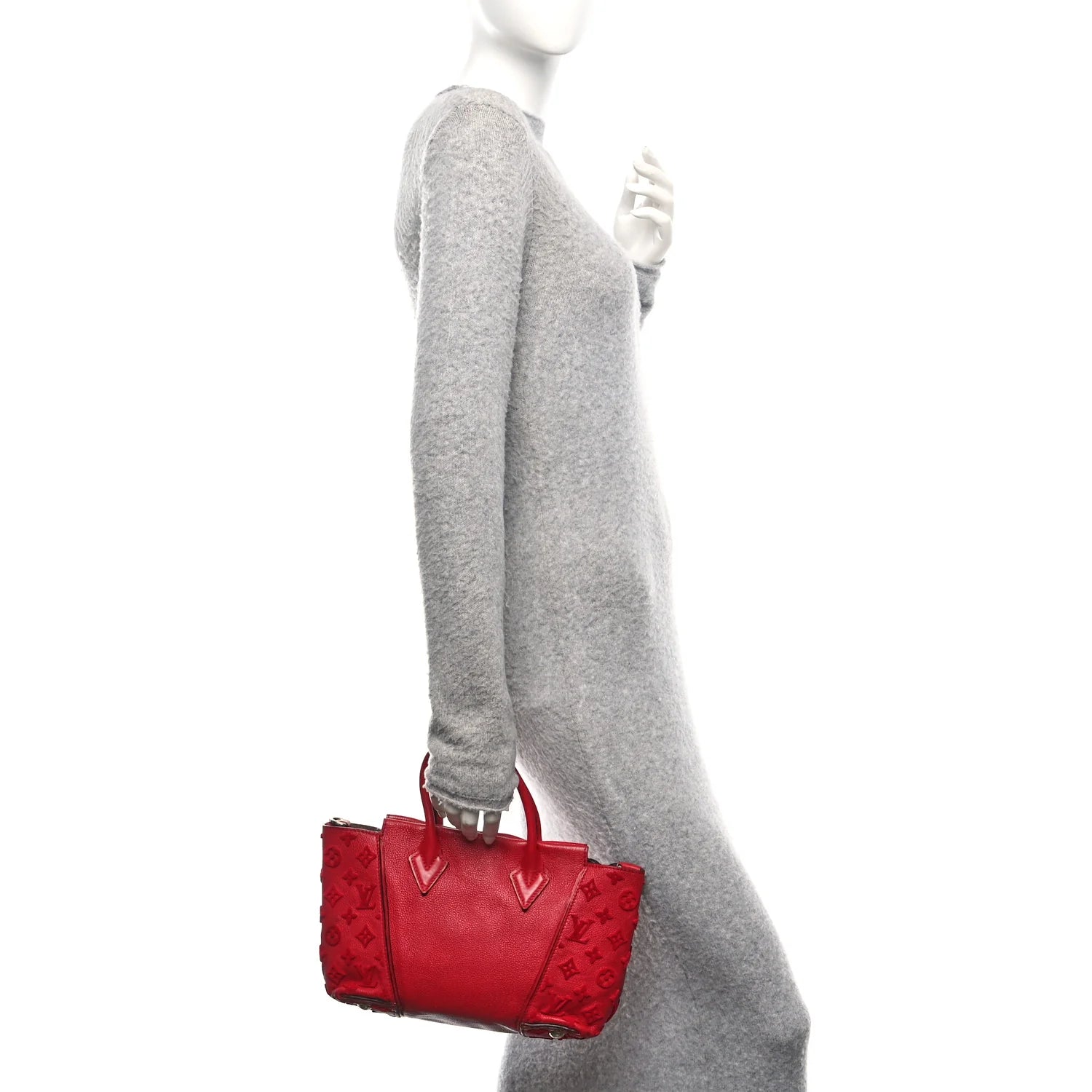 Veau Cachemire Tote W BB Framboise