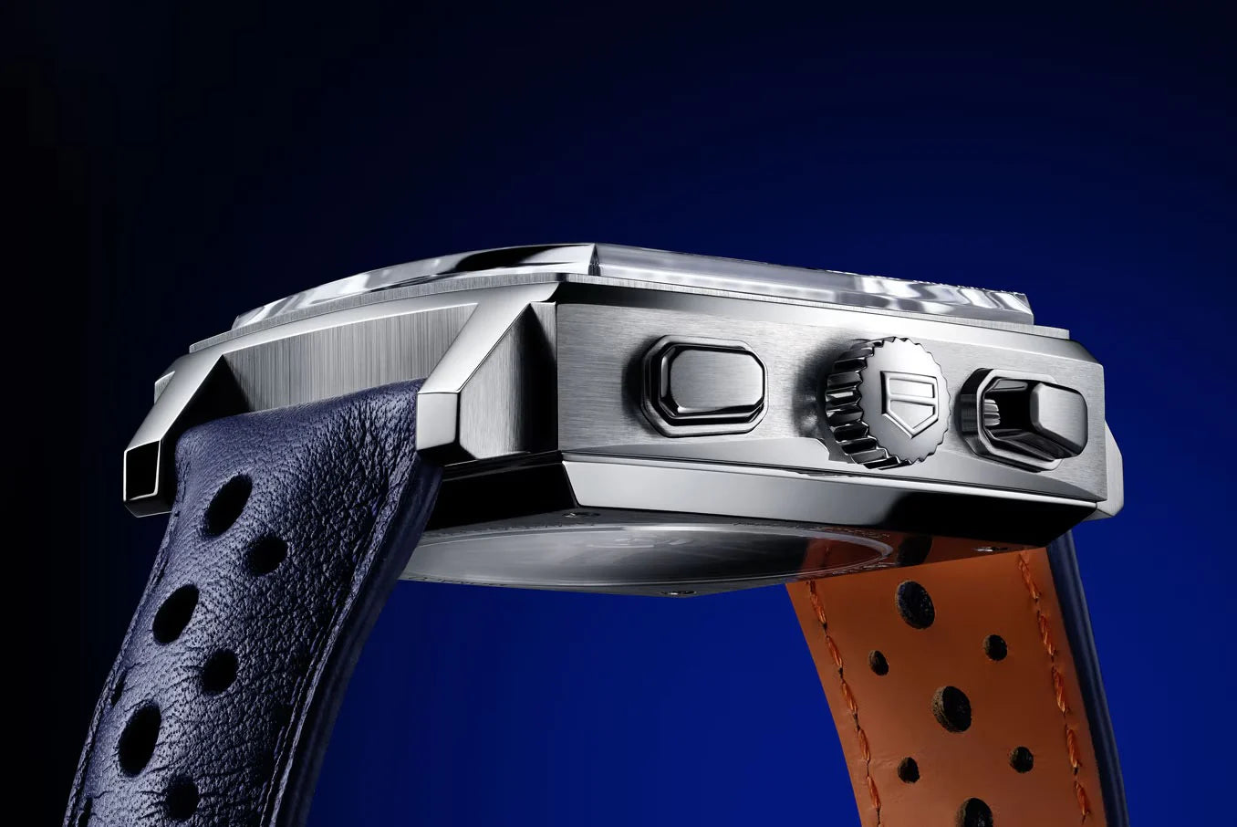 Unworn  Monaco Gulf, Chronograph Automatic, Stainless Steel, 39Mm, Ref# CBL2115.FC6494, Box and Papers