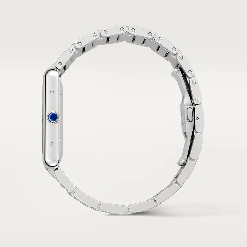 Unworn  Tank Must De , Extra-Large Stainless Steel, 41Mm X 31Mm, Ref# WSTA0053, Box and Papers