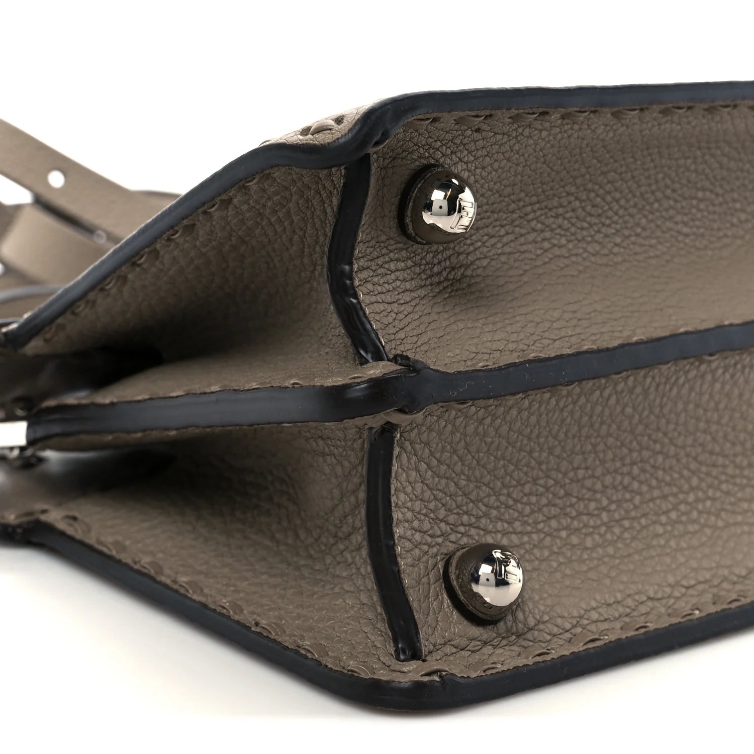 Cuoio Romano Selleria Mini Peekaboo I SEE U Iconic Satchel Fettuccia