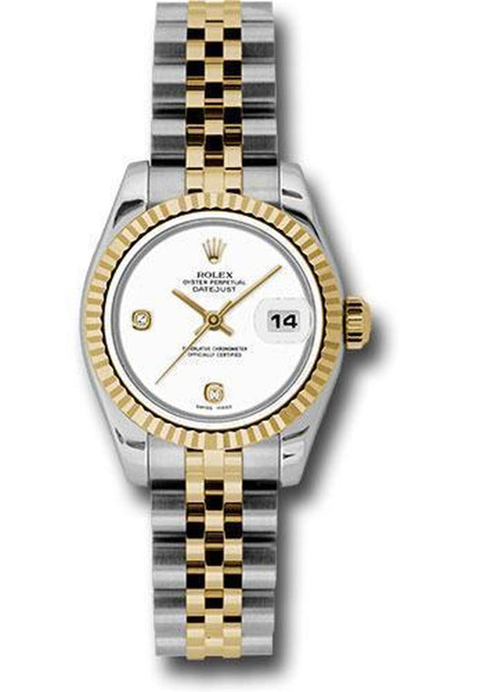 Rolex Lady Datejust 26Mm Watch 179173 Wadj