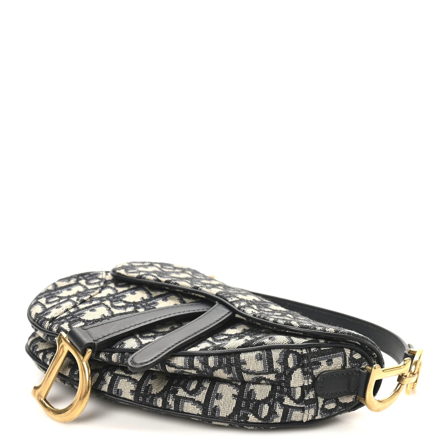 Oblique Mini Saddle Bag Blue