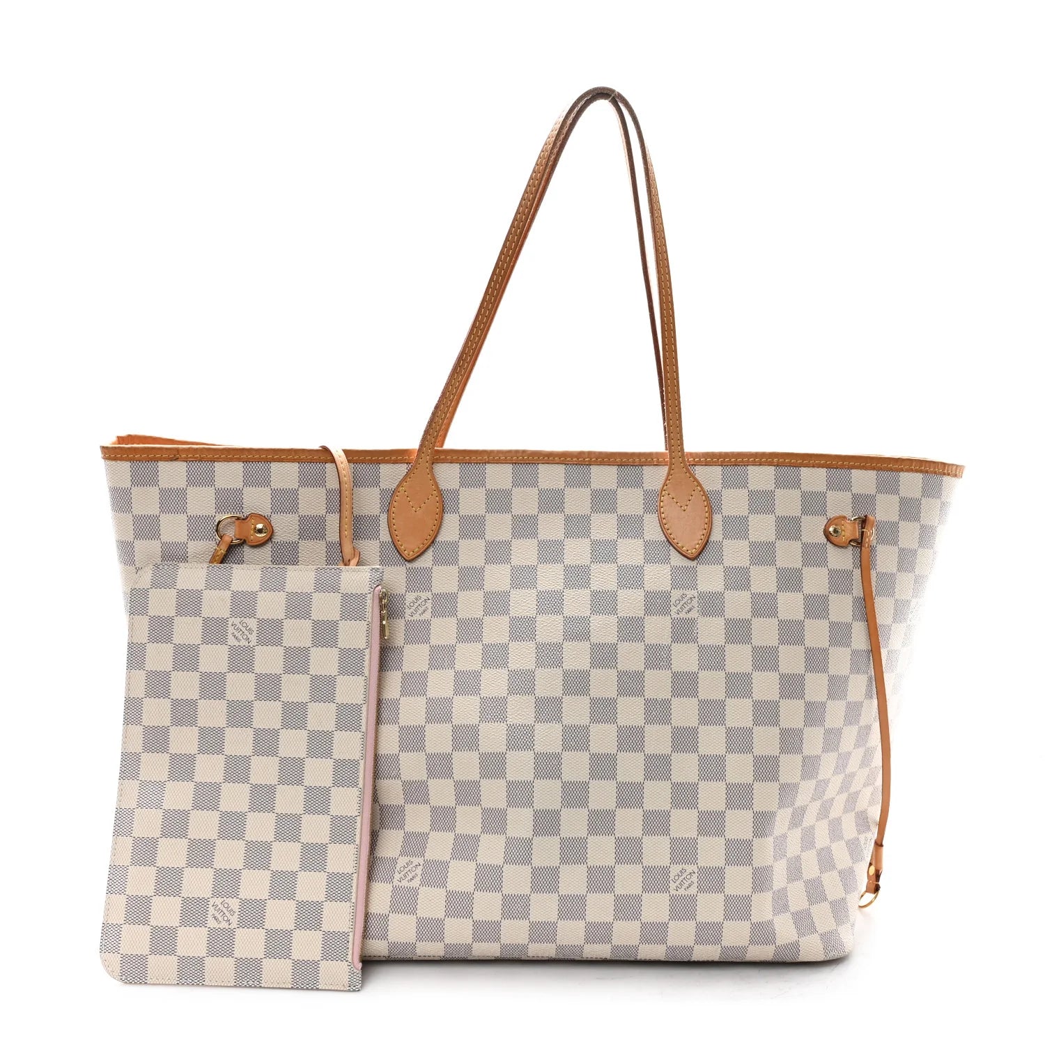 Damier Azur Neo Neverfull GM Rose Ballerine