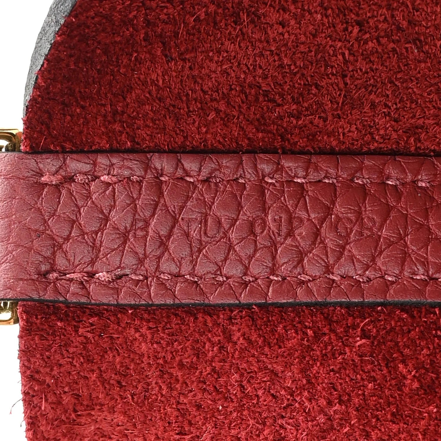 Taurillon Clemence Picotin Lock 22 MM Rouge H