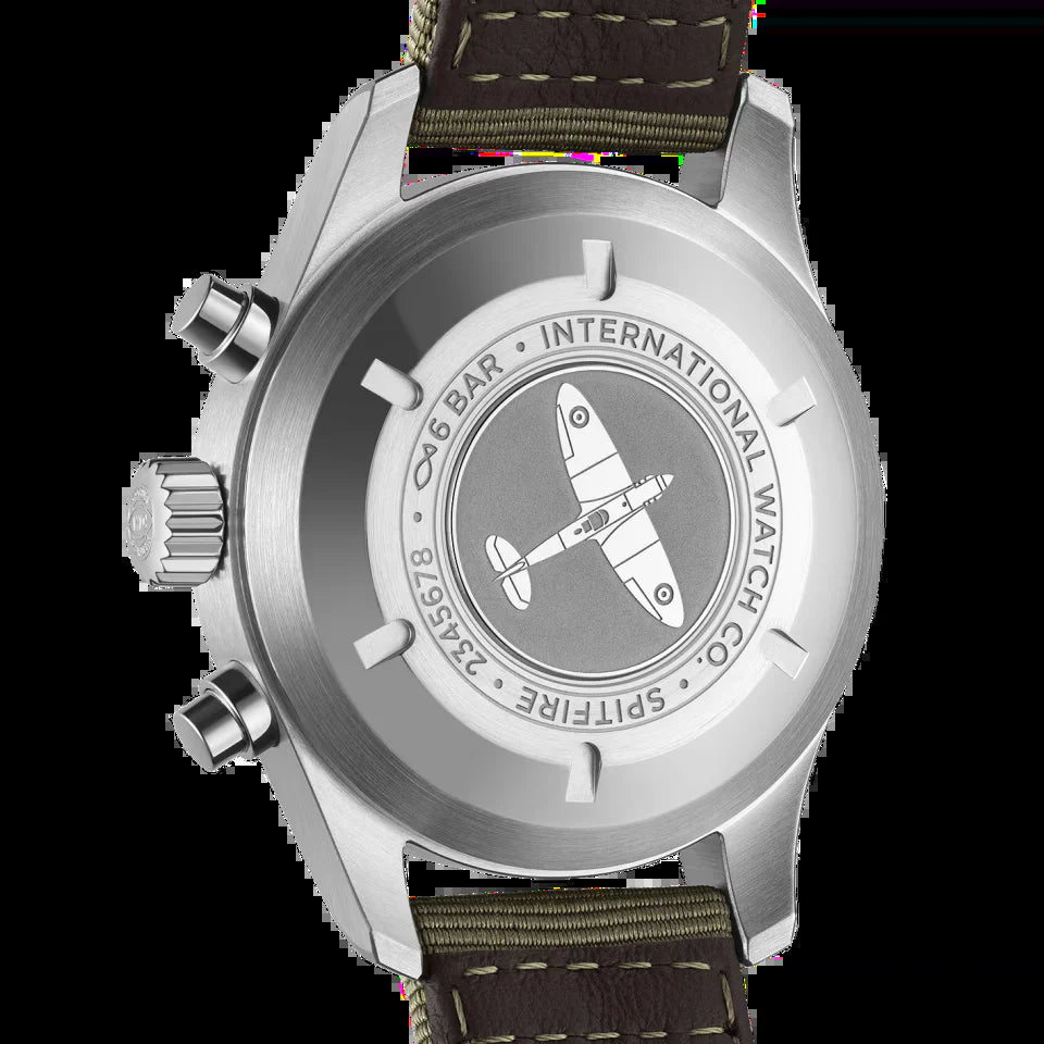 Unworn  Pilot'S Watch Spitfire Chronograph, Stainless Steel, 41Mm, Ref# IW387901, Box and Papers