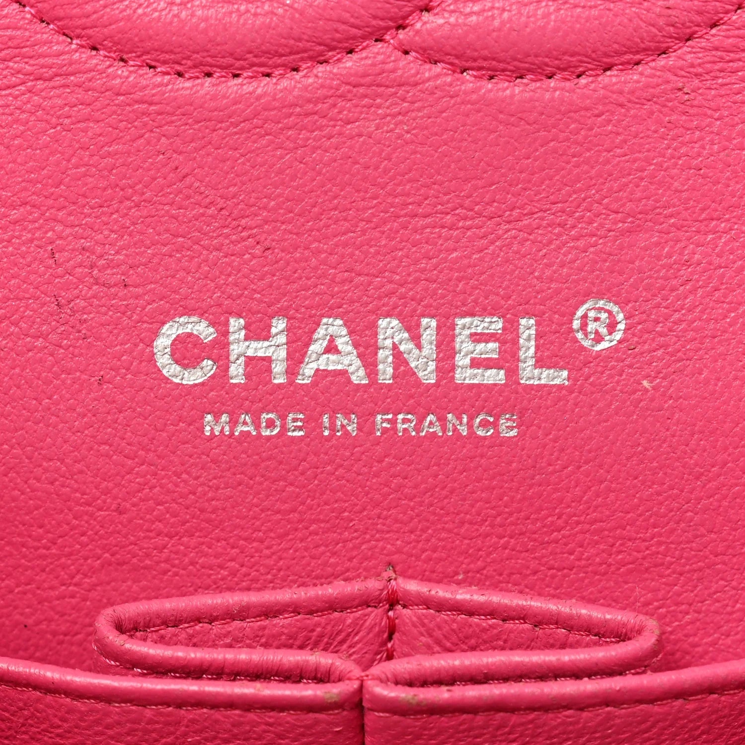 Tweed Quilted Medium Double Flap Hot Pink