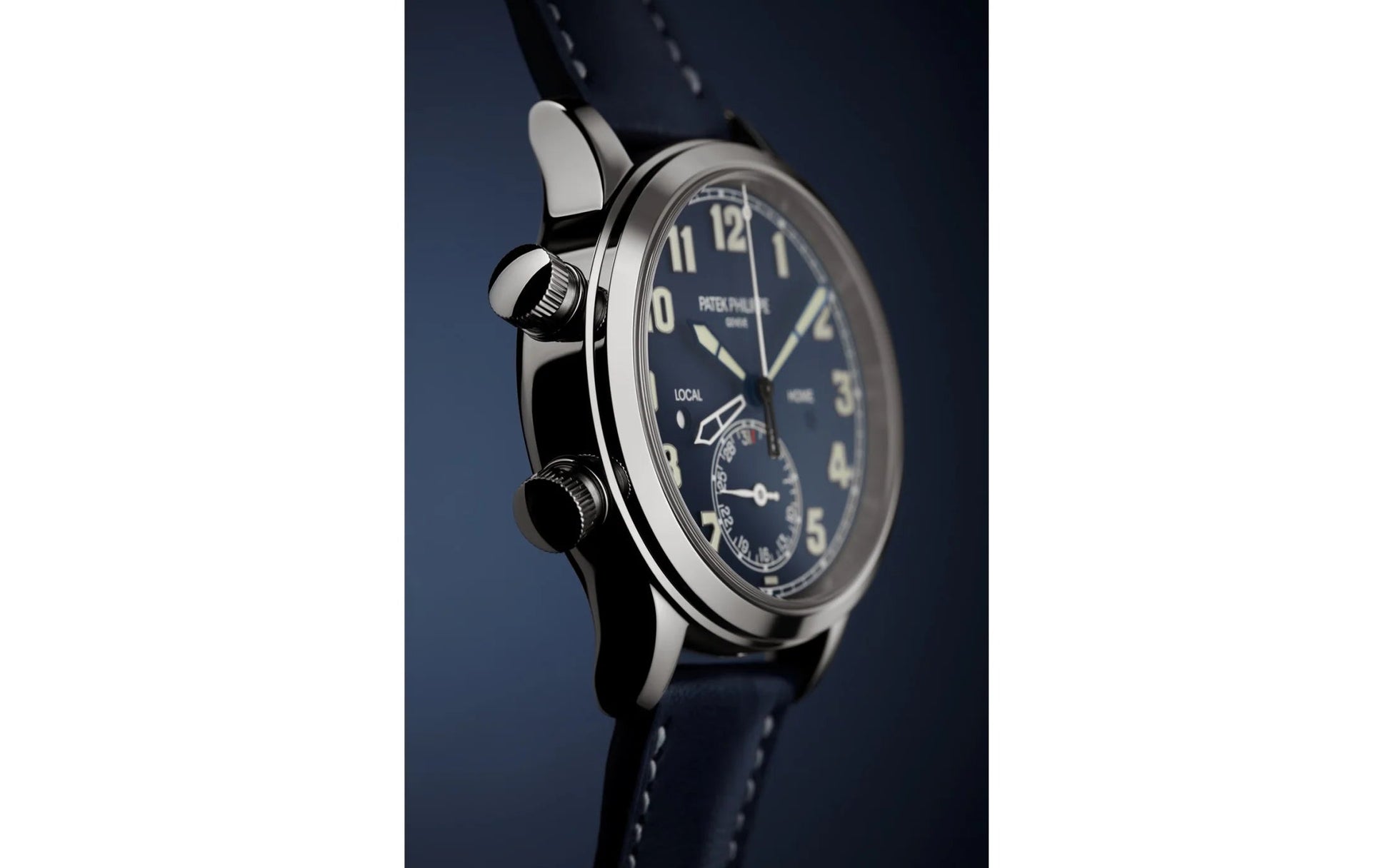 Complication, 18K White Gold, Calatrava Pilot Travel Time 37,5Mm, Ref# 7234G-001