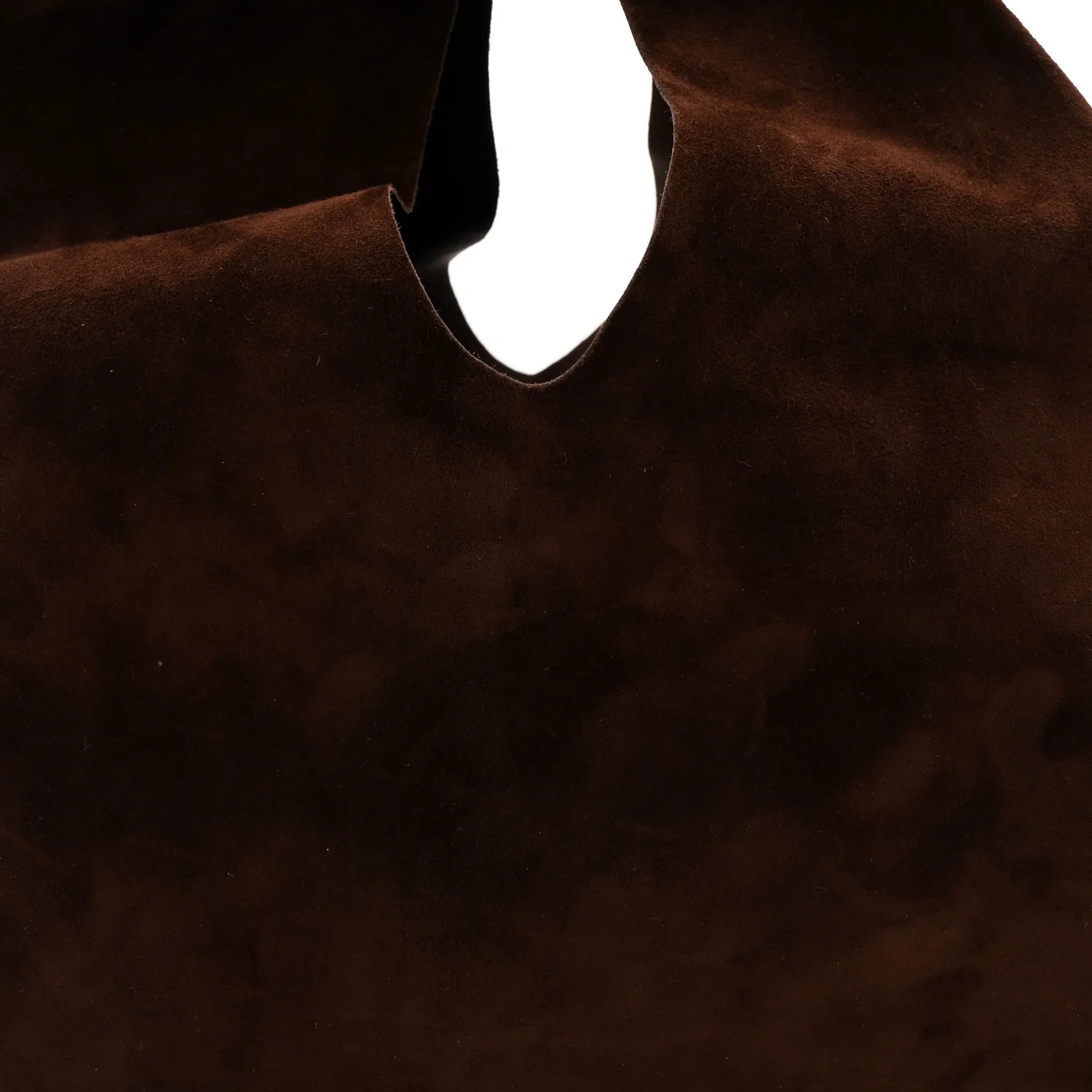 Suede Small Bindle Bag Espresso