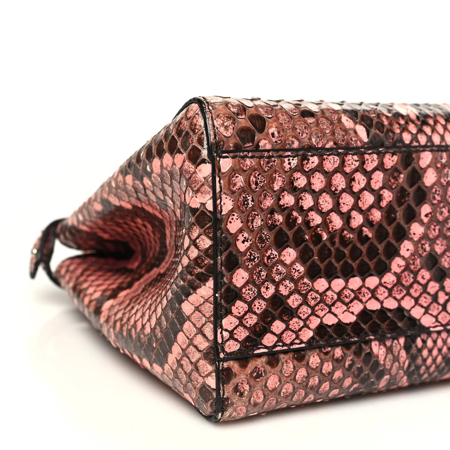 Snakeskin Shiny Nappa Mini Peekaboo Iconic Satchel Lollypop
