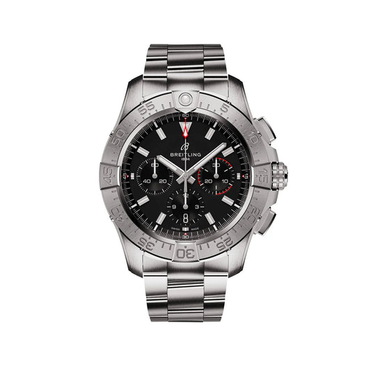 Unworn  Avenger B01 Chronograph 44 Ref# AB0147101B1A1, Box and Papers