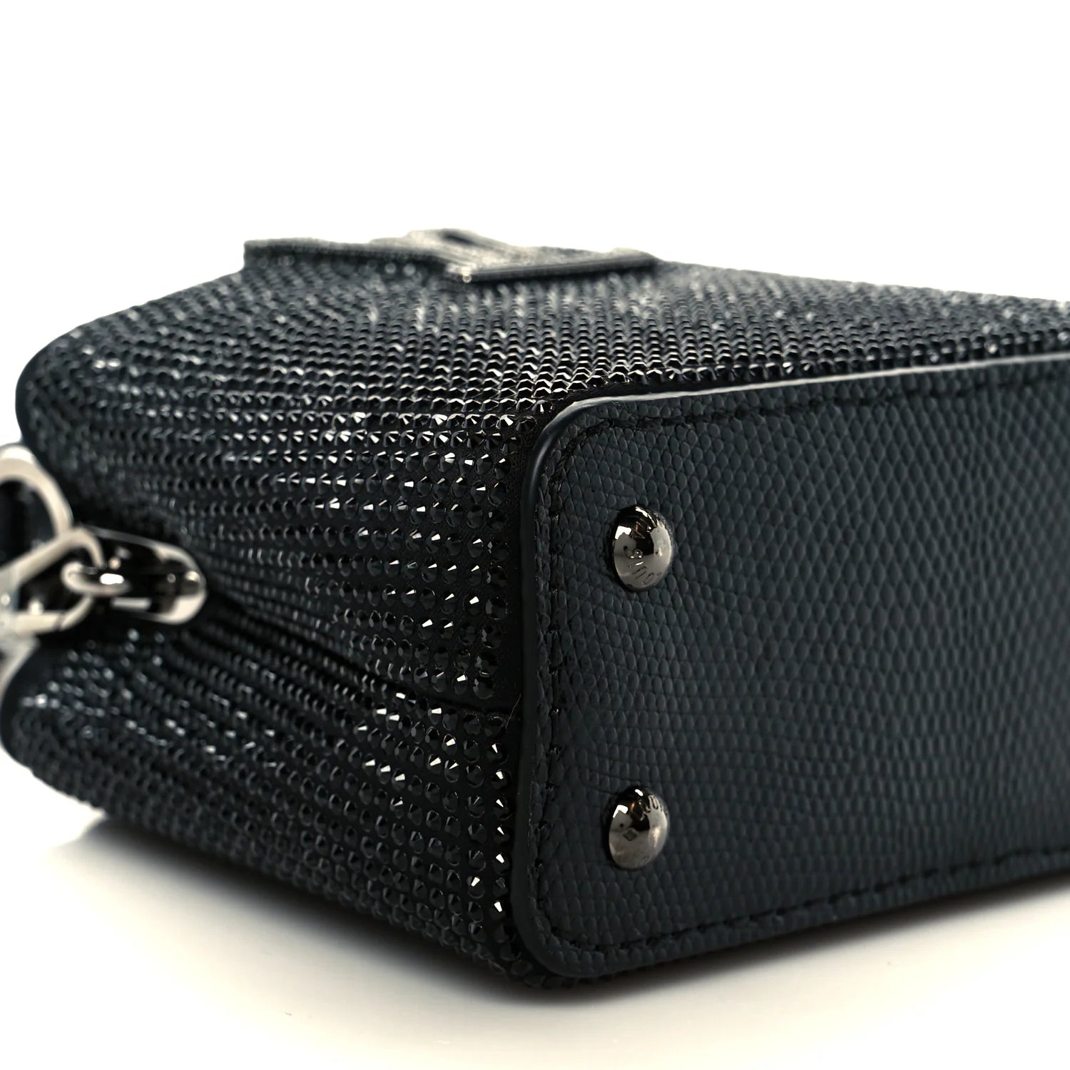 Swarovski Crystal Satin Lizard Nano Capucines Black