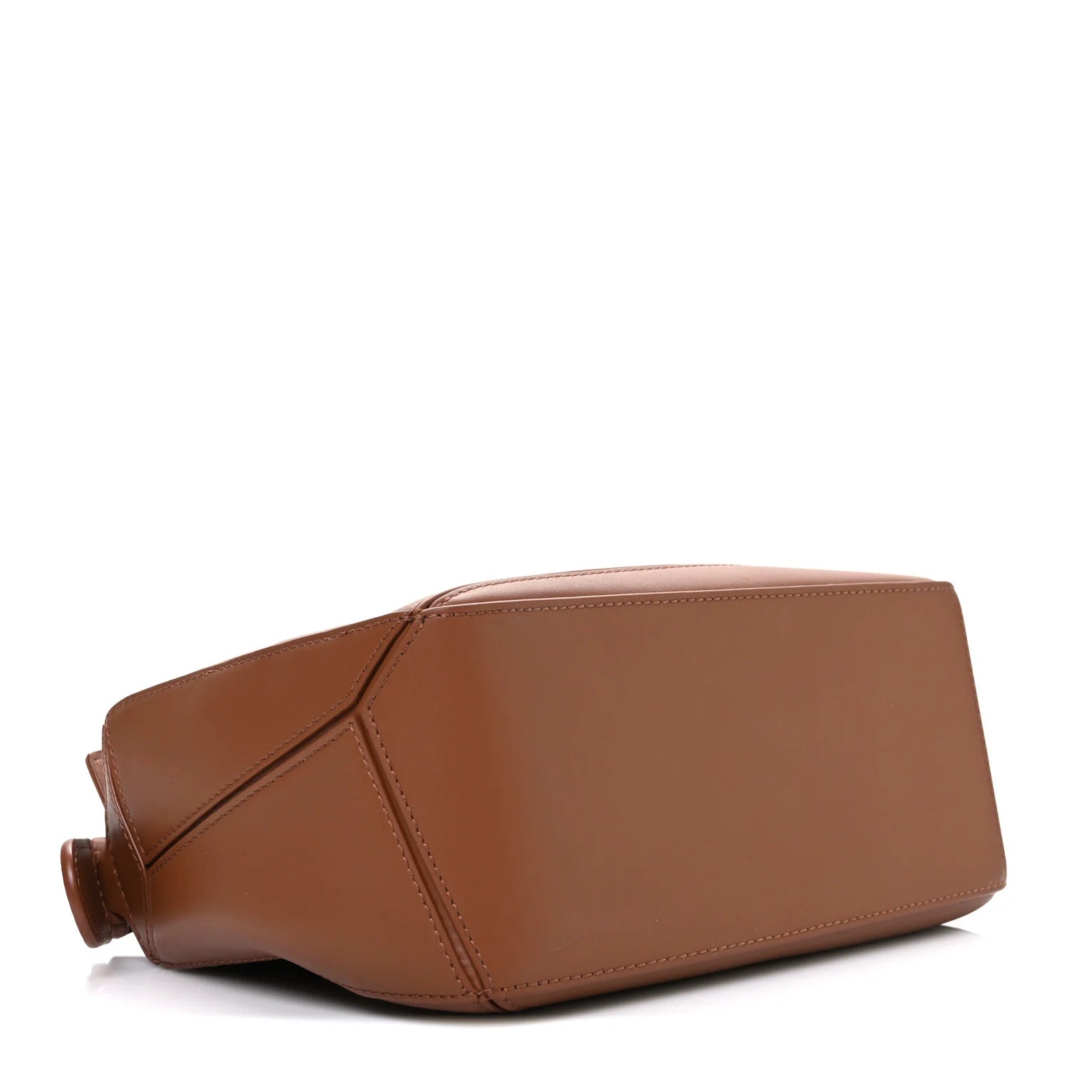 Satin Calfskin Small Puzzle Bag Pecan