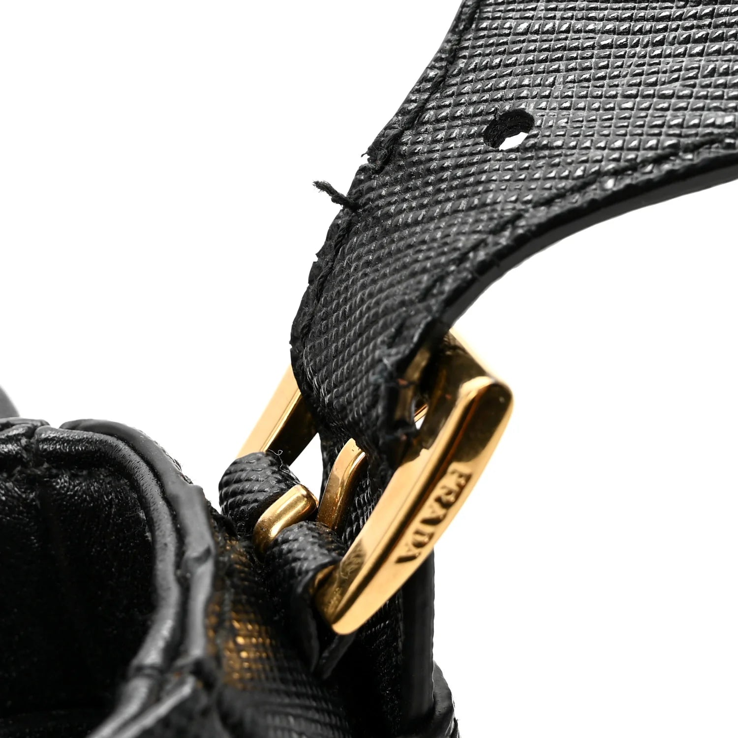 Saffiano Flap Crossbody Black