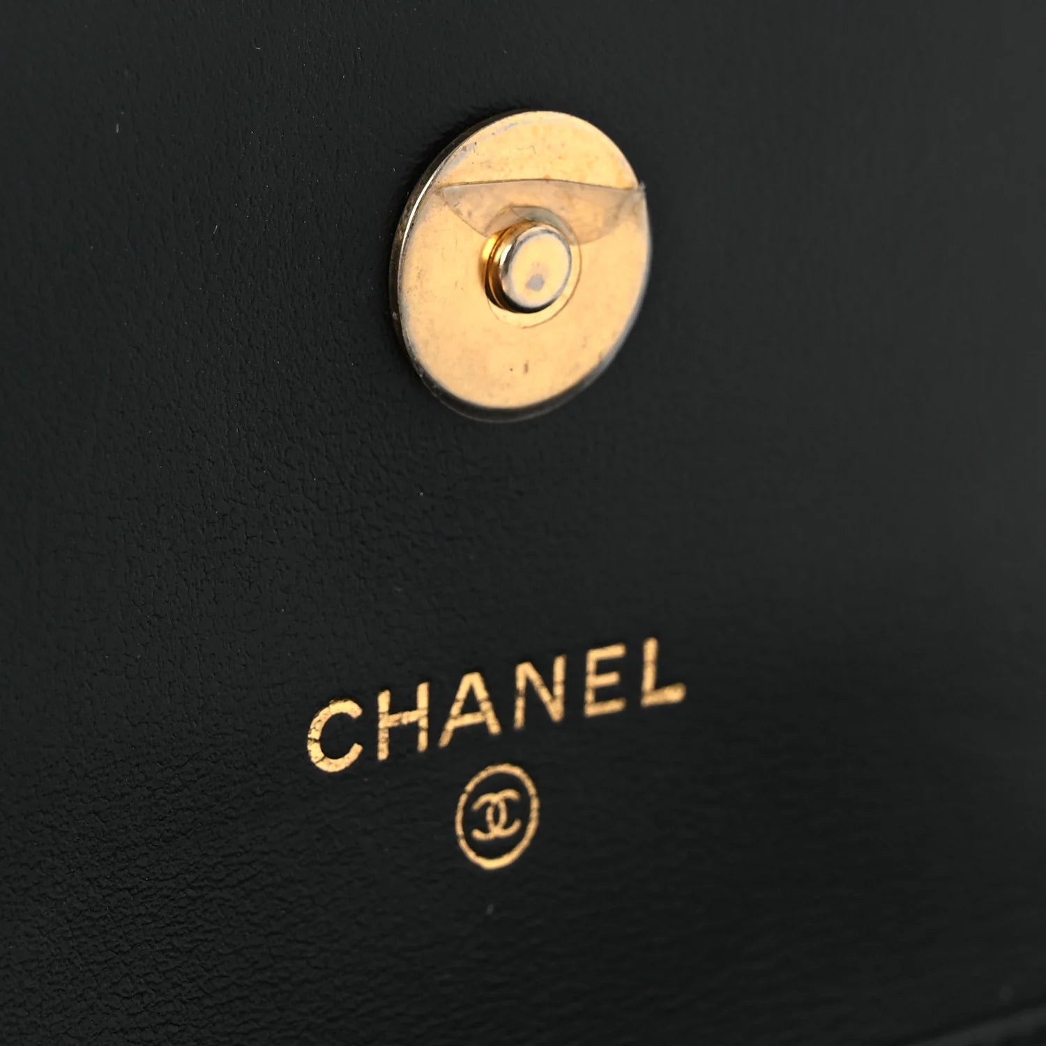 Patent Enamel Quilted Coco Hearts Clutch with Chain Black