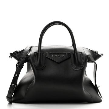 Smooth Calfskin Small Soft Antigona Black