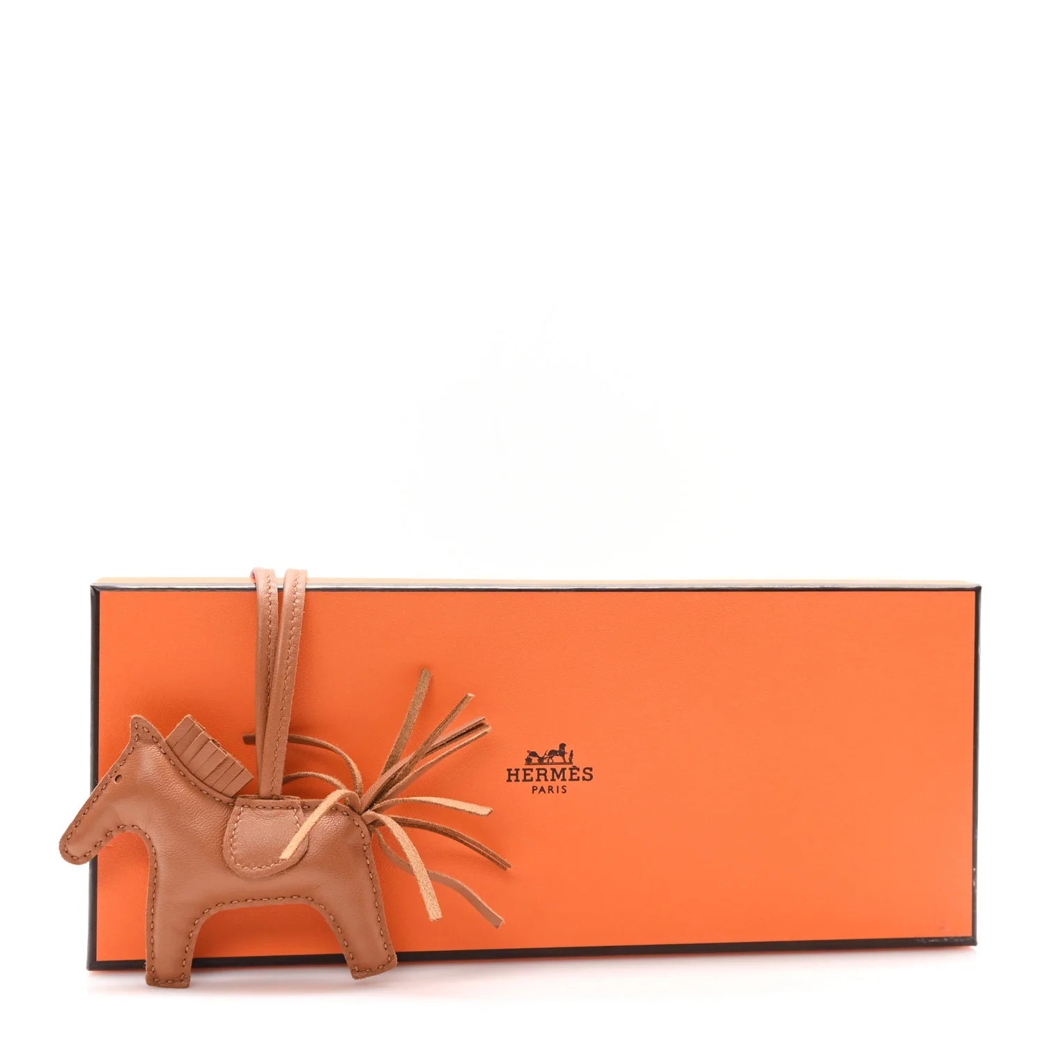 Milo Lambskin Grigri Rodeo Horse Bag Charm PM Gold