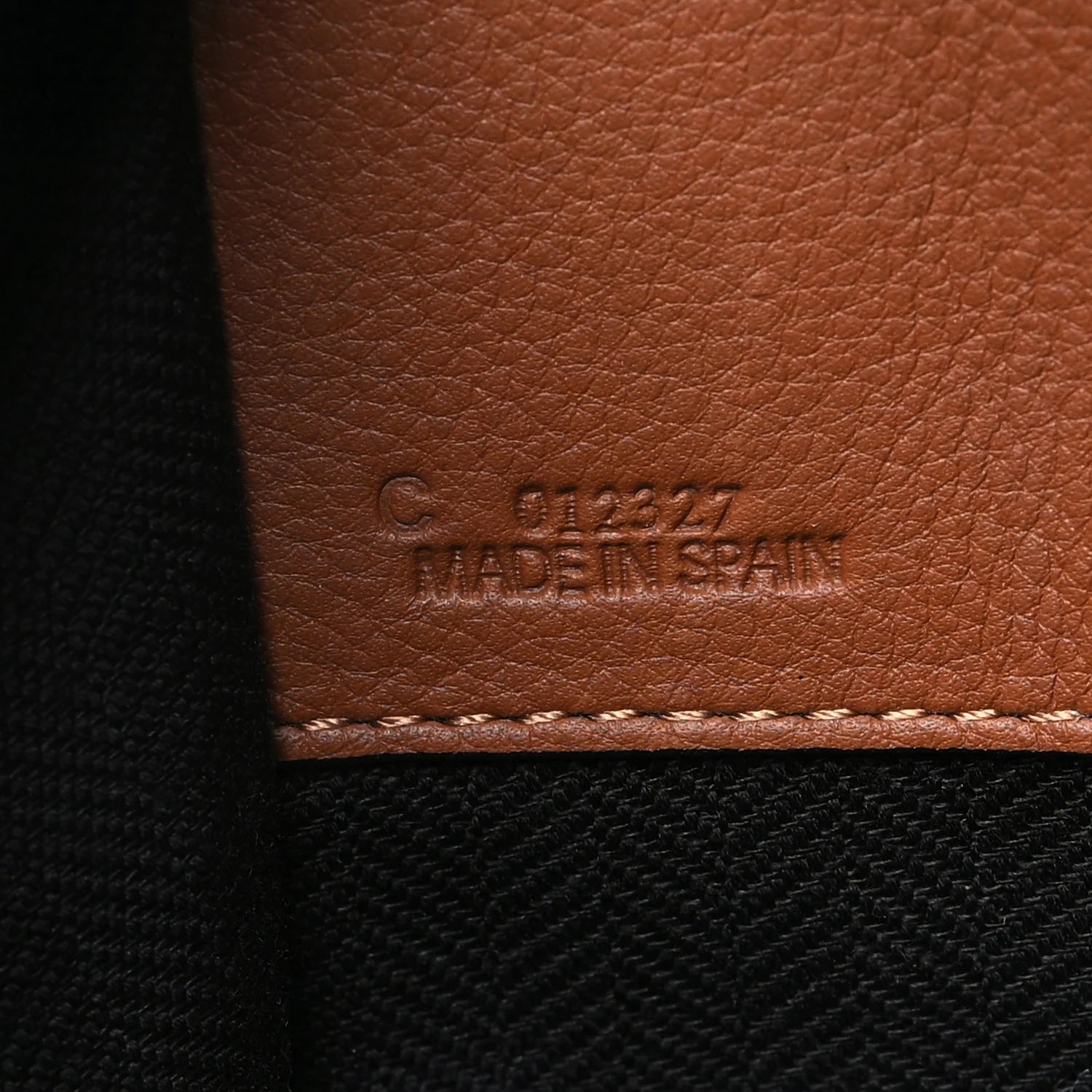 Soft Grained Calfskin Compact Hammock Shoulder Bag Toffee