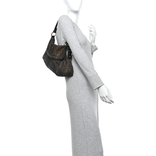 Zucca Medium Chef Shoulder Bag Tobacco