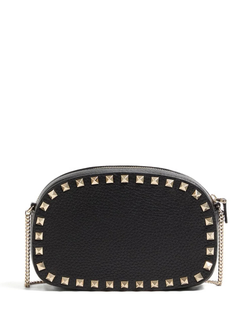 ROCKSTUD LEATHER CROSSBODY BAG