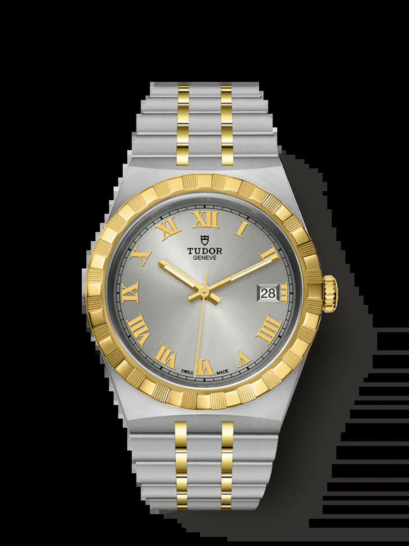 Royal, Stainless Steel and 18K Yellow Gold, 38Mm, Ref# M28503-0001