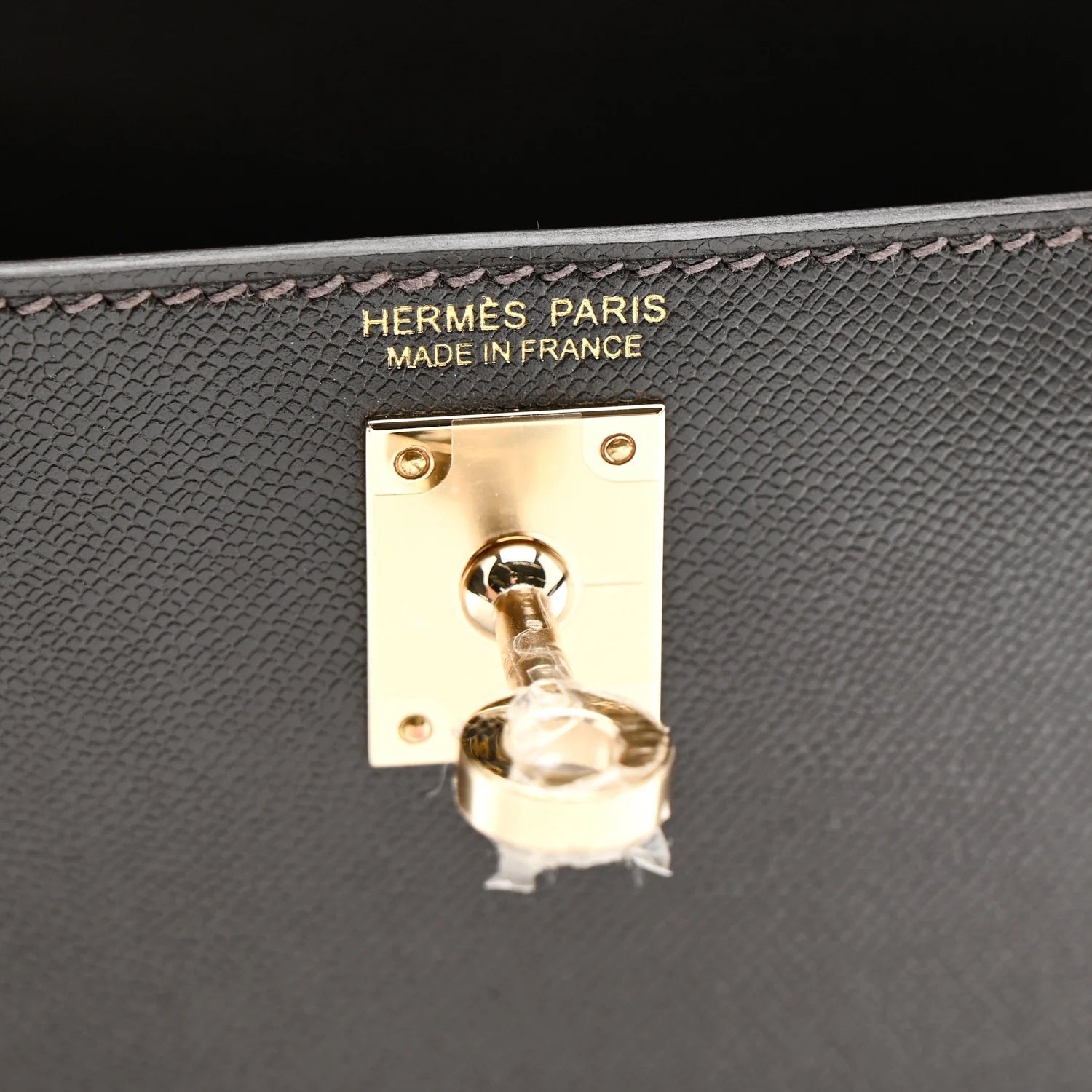 Madame Calfskin Mini Kelly Sellier 20 Bai Brun