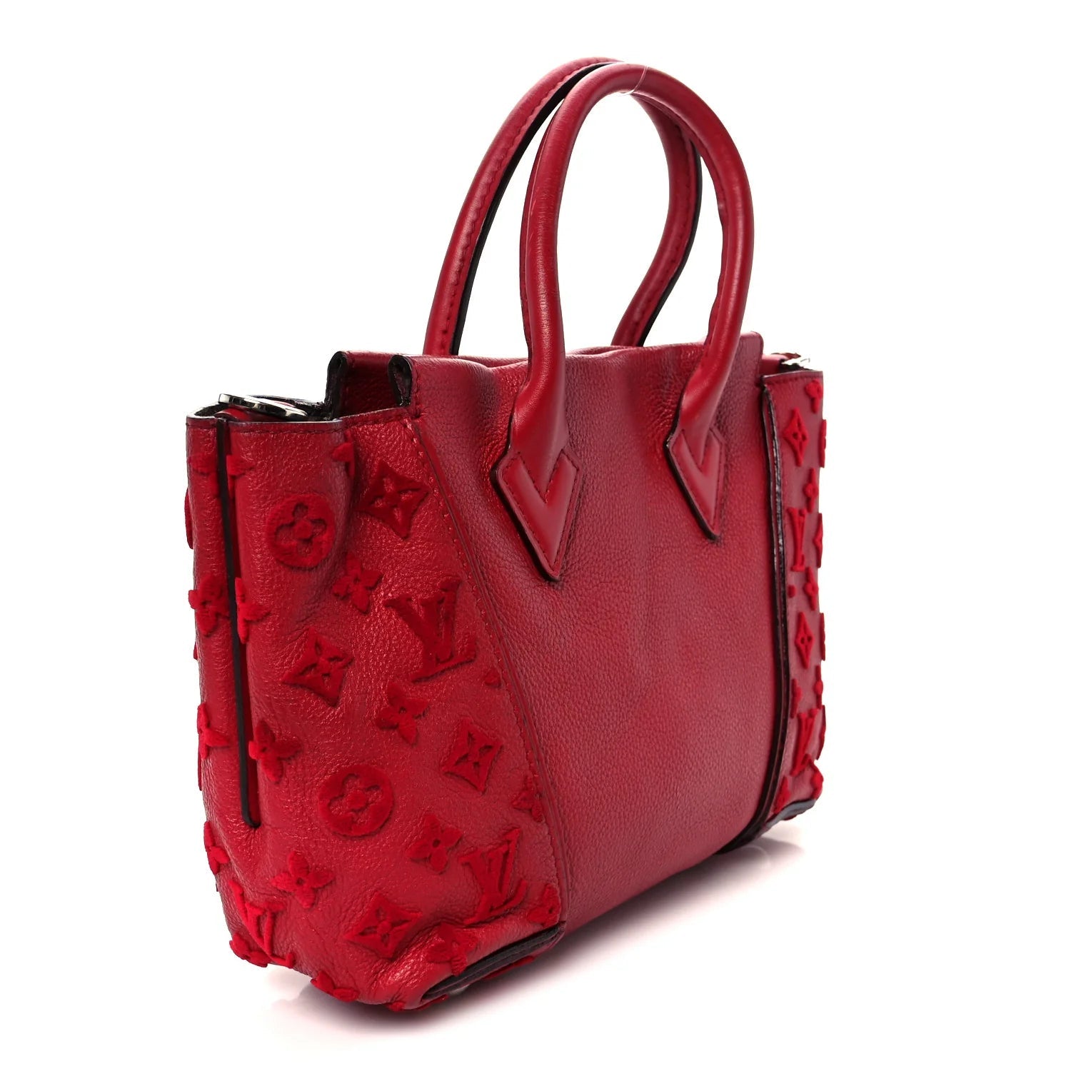 Veau Cachemire Tote W BB Framboise