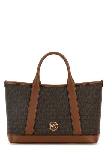 PRINTED CANVAS SMALL LUISA SHOPPING BAG