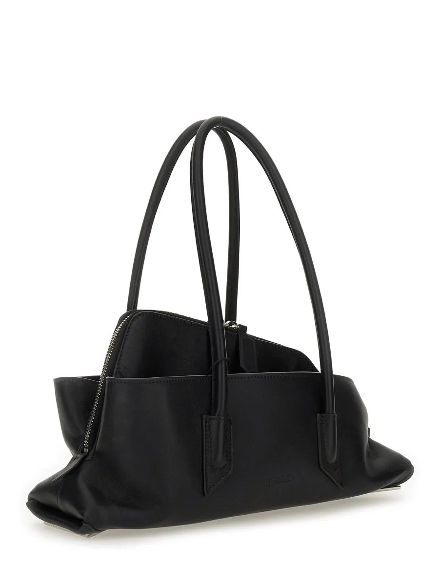 LA PASSEGGIATA SMALL LEATHER SHOULDER BAG