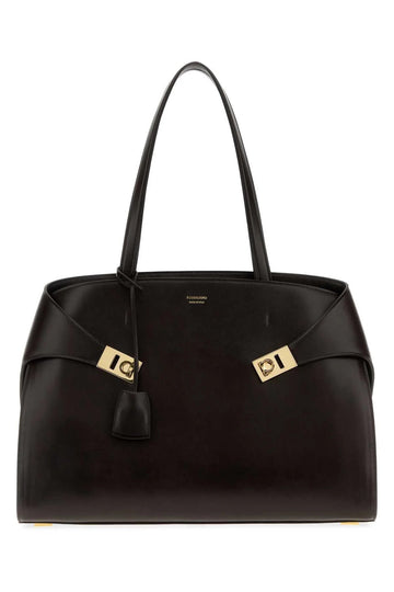 DARK BROWN HUG SHOPPING BAG