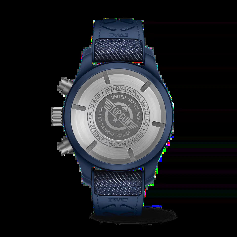 Unworn  Pilot’S Watch Chronograph 41 TOP GUN Oceana, Ceramic, Titanium, 41.9Mm, Ref# IW389404, Box and Papers