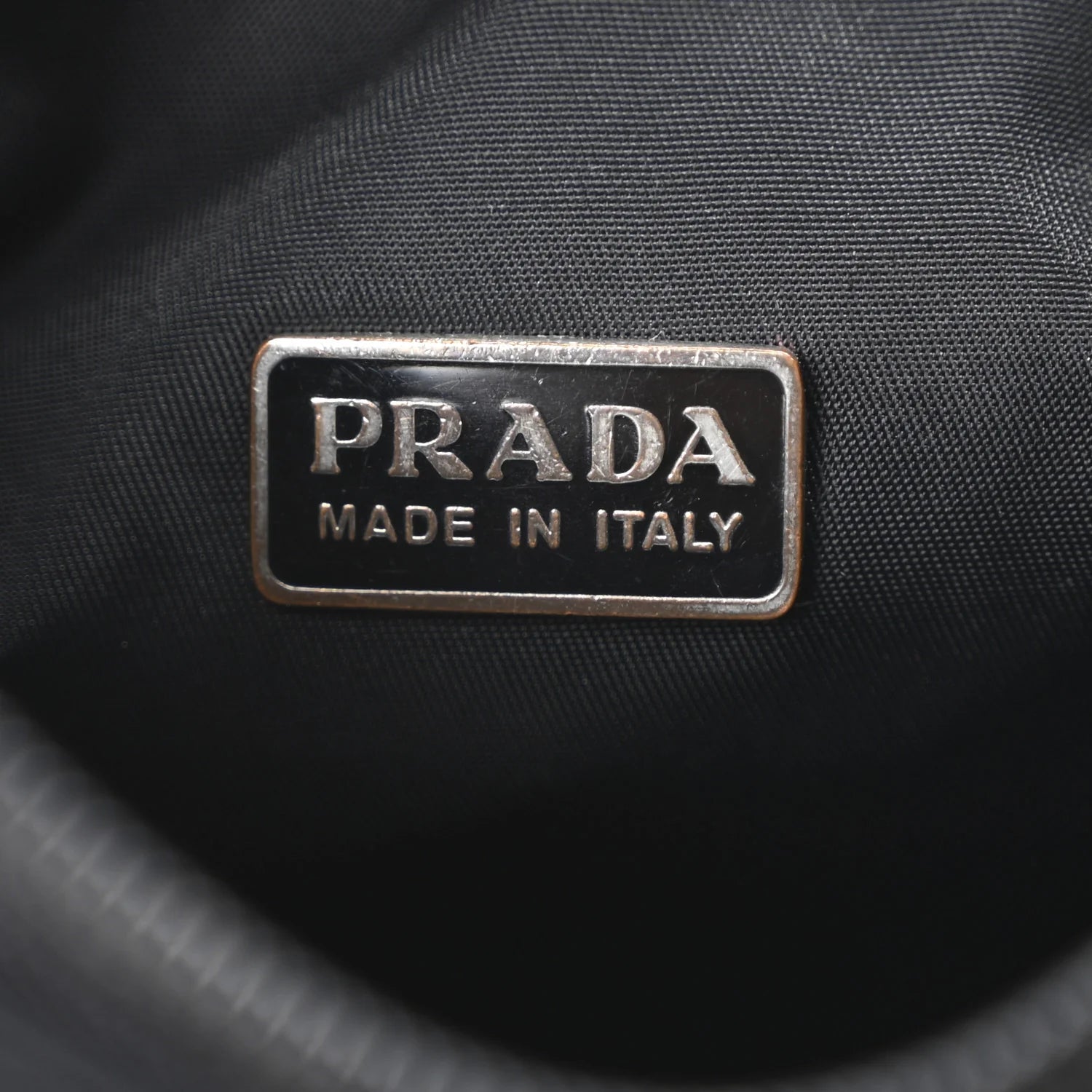 Tessuto Nylon Sport Mini Shoulder Bag Black