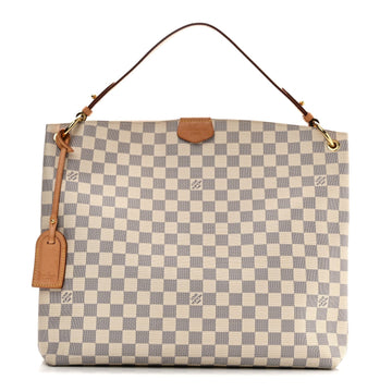 Damier Azur Graceful MM Rose Ballerine