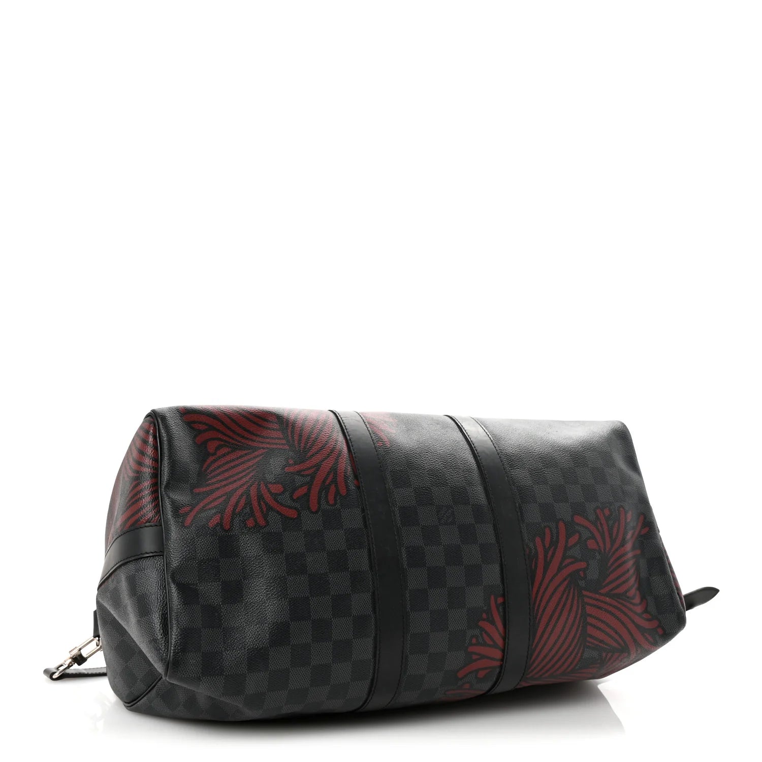 Damier Graphite Rope Keepall Bandouliere 45 Red
