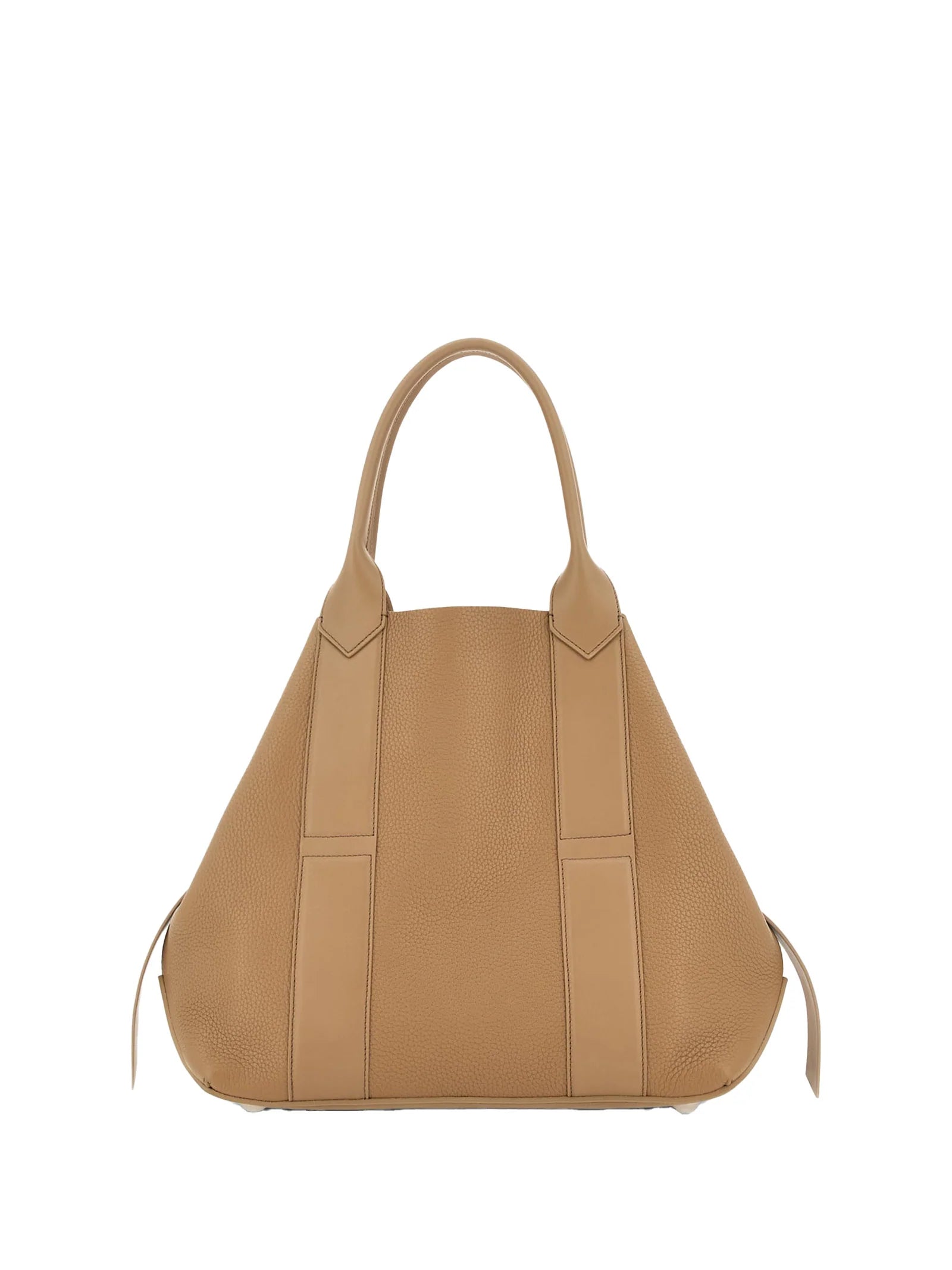 SCRIPT MEDIUM SHOPPING BAG in HAMMERED LEATHER