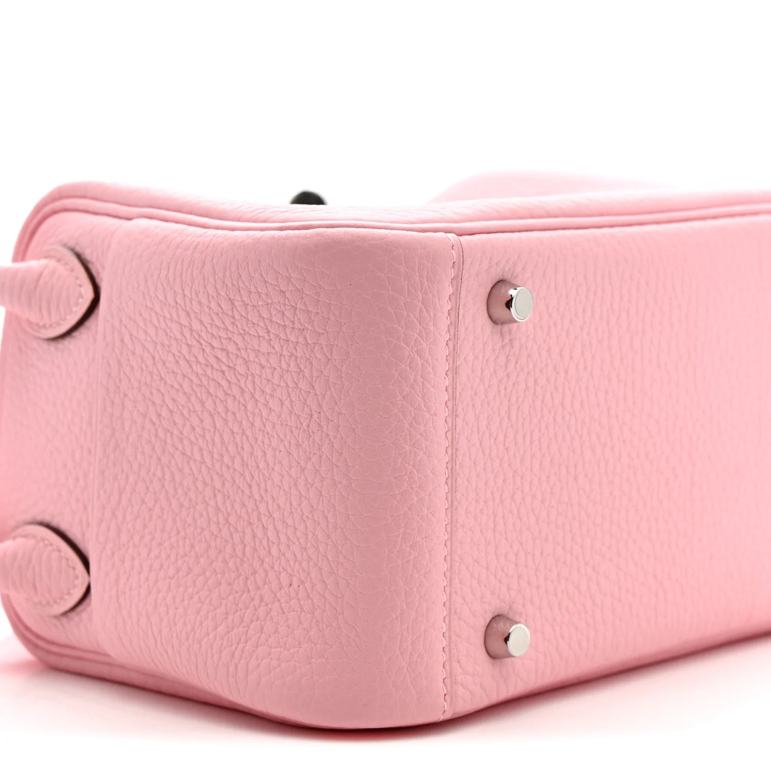 Taurillon Clemence Verso Mini Lindy 20 Rose Sakura Gris Perle