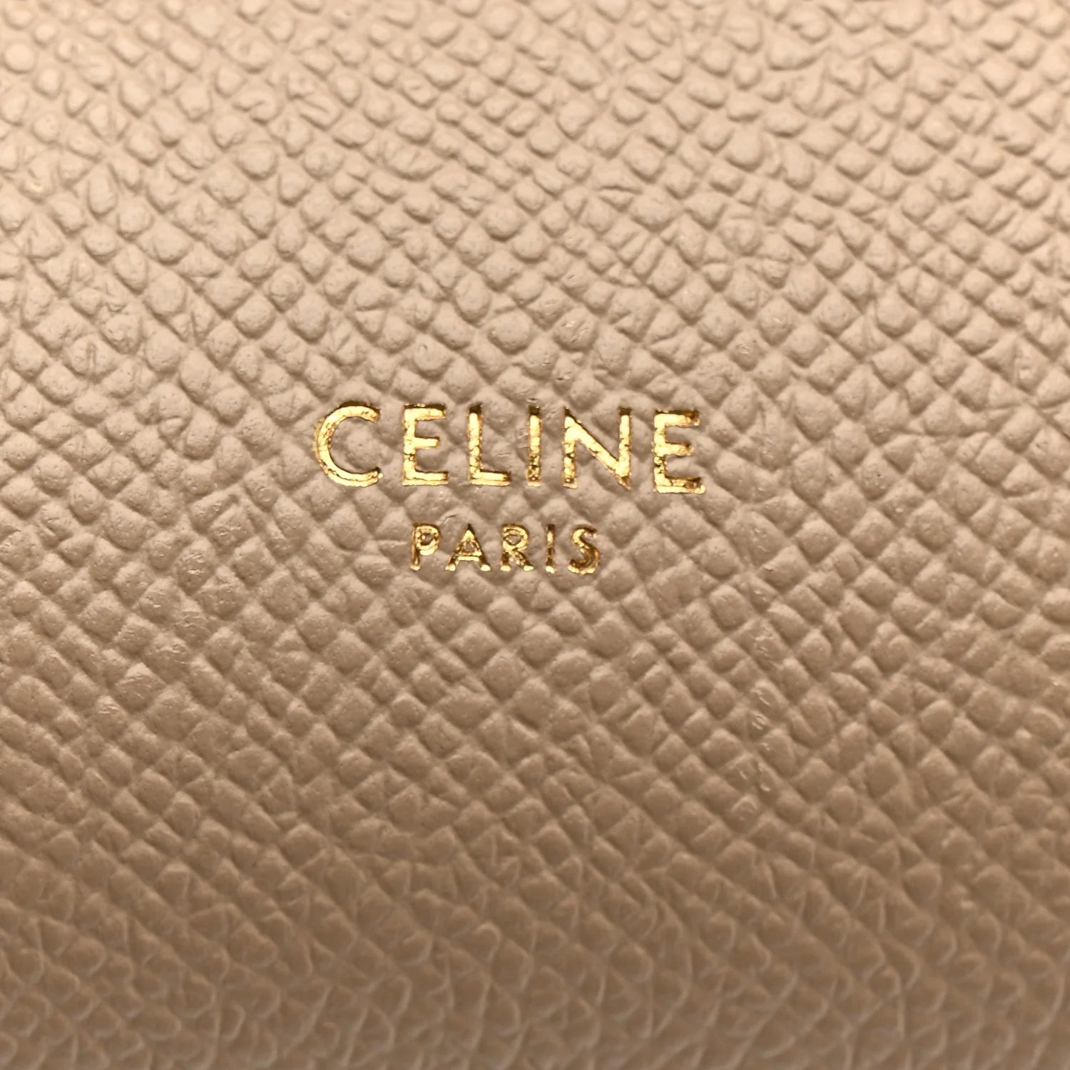 Grained Calfskin Micro Belt Bag Light Taupe