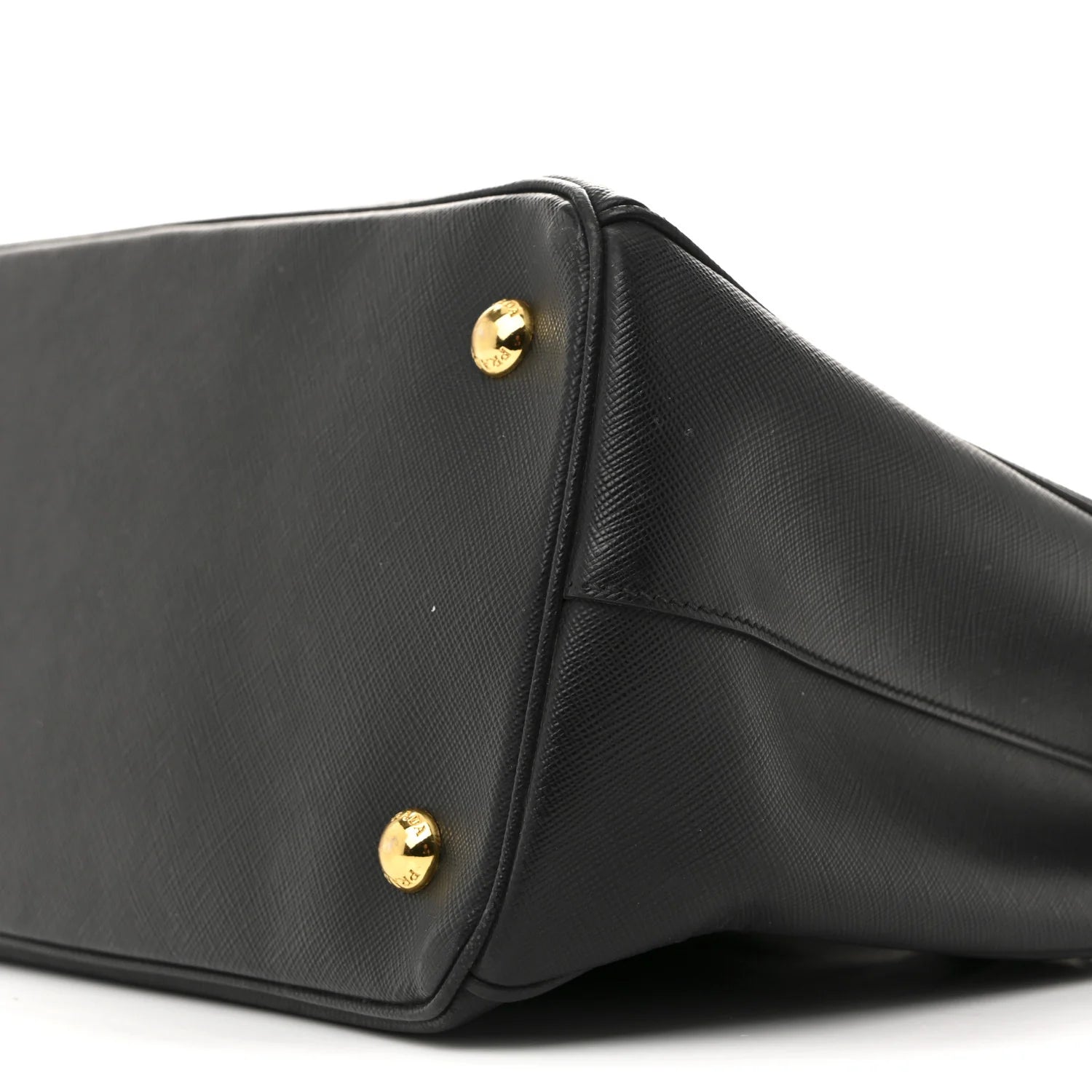 Saffiano Lux Medium Tote Black