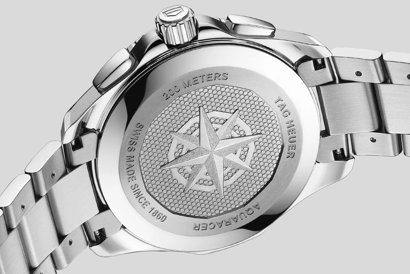 Unworn  Aquaracer Professional 200 Chronograph 40, Stainless Steel, Ref# CBP1112.BA0627, Box & Papers