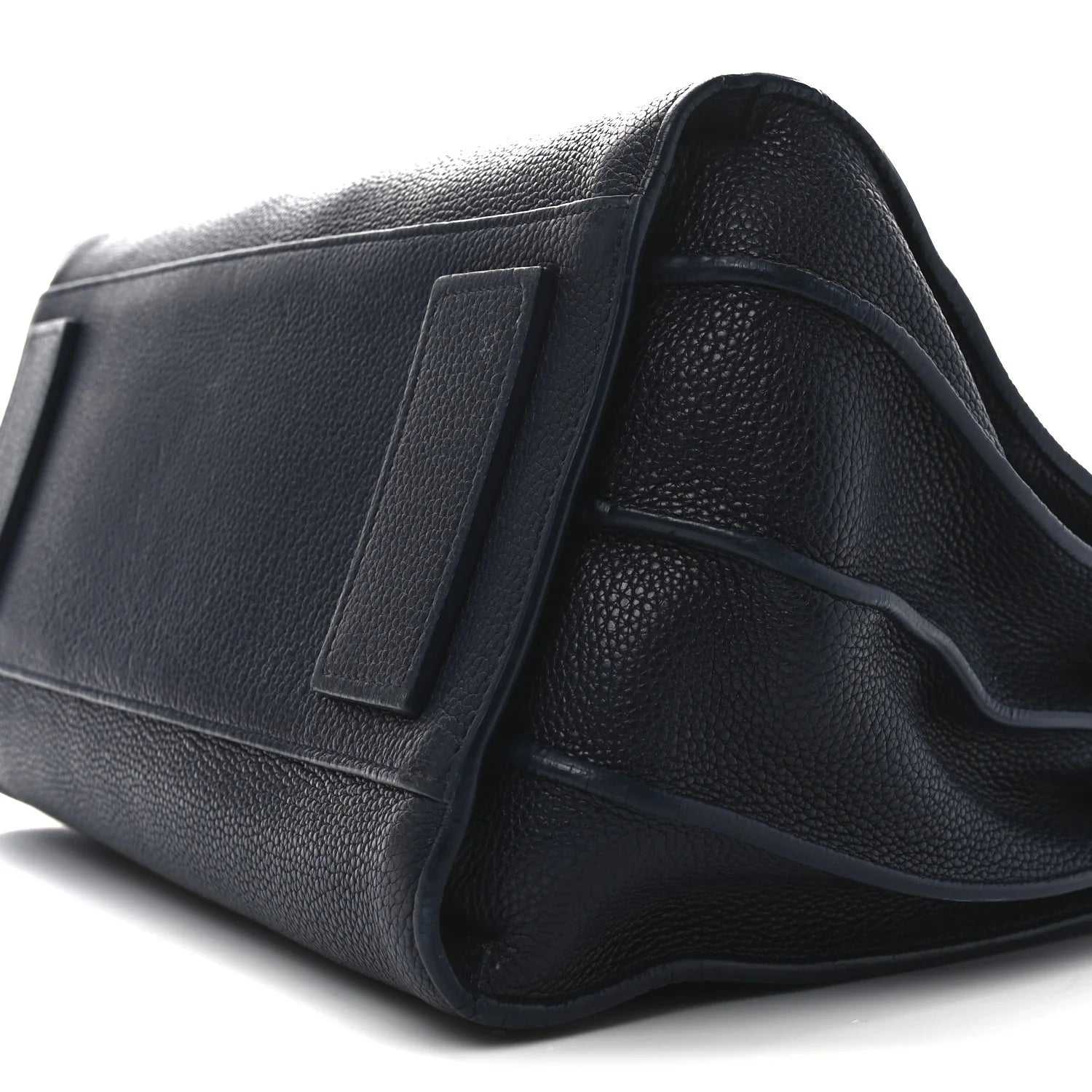 Grained Calfskin Small Supple Sac De Jour Navy