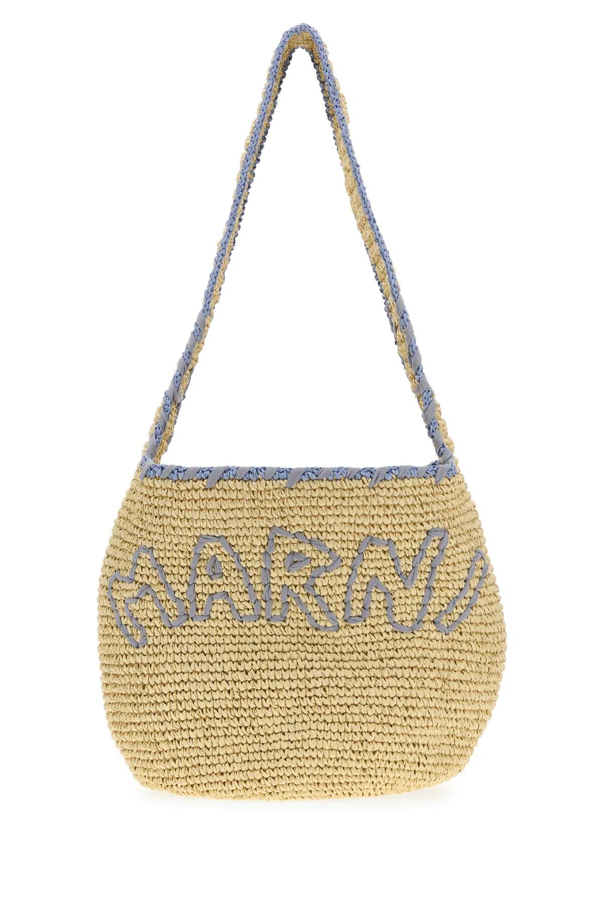 RAFFIA SHOPPING BAG