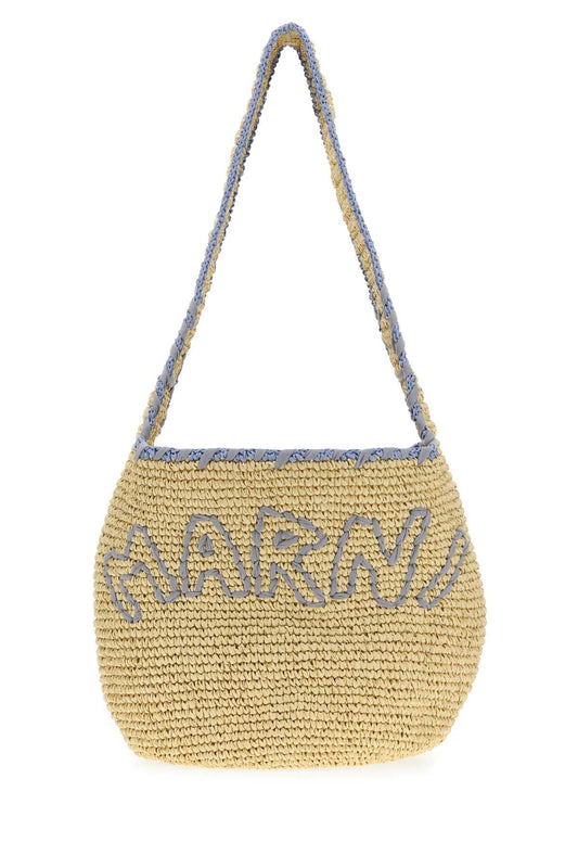 RAFFIA SHOPPING BAG