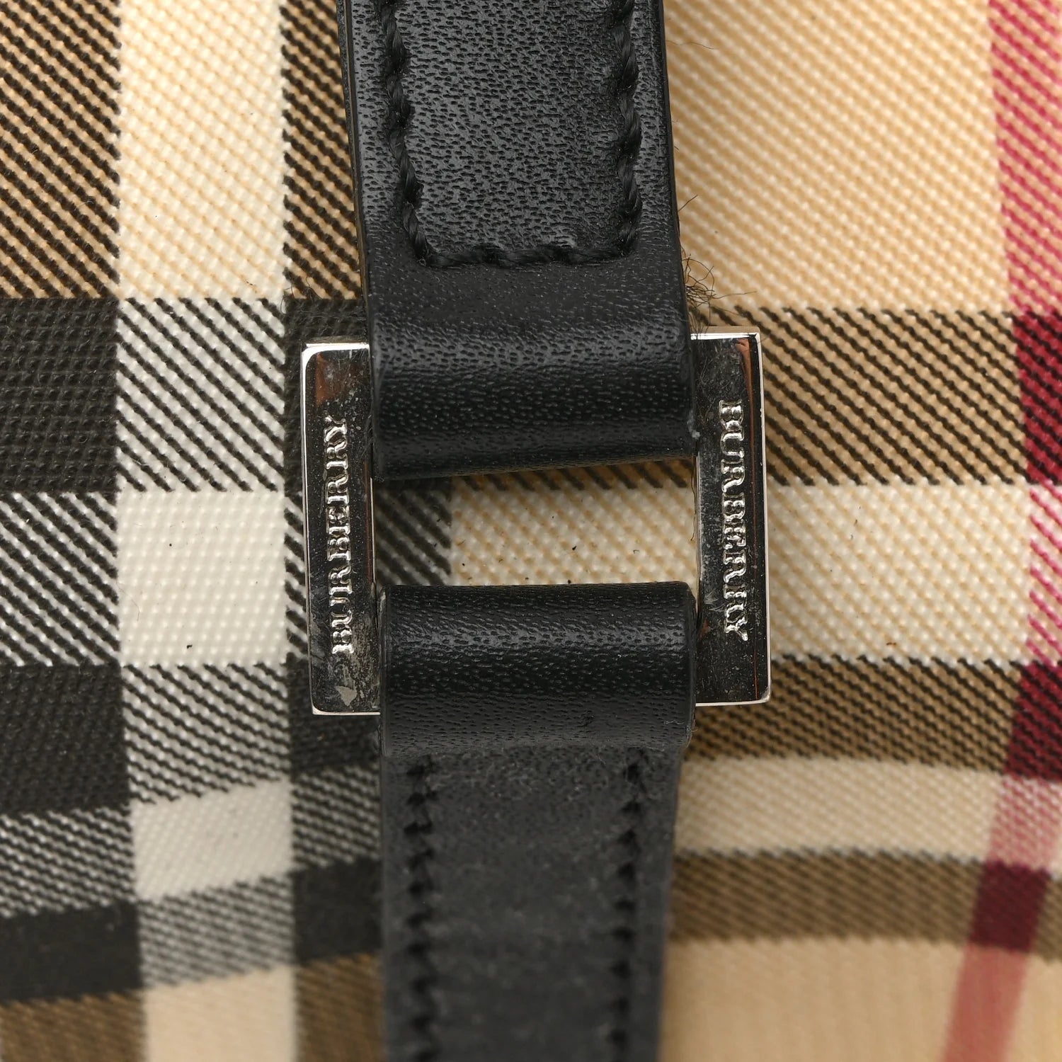 Nova Check Barrel Bag Black