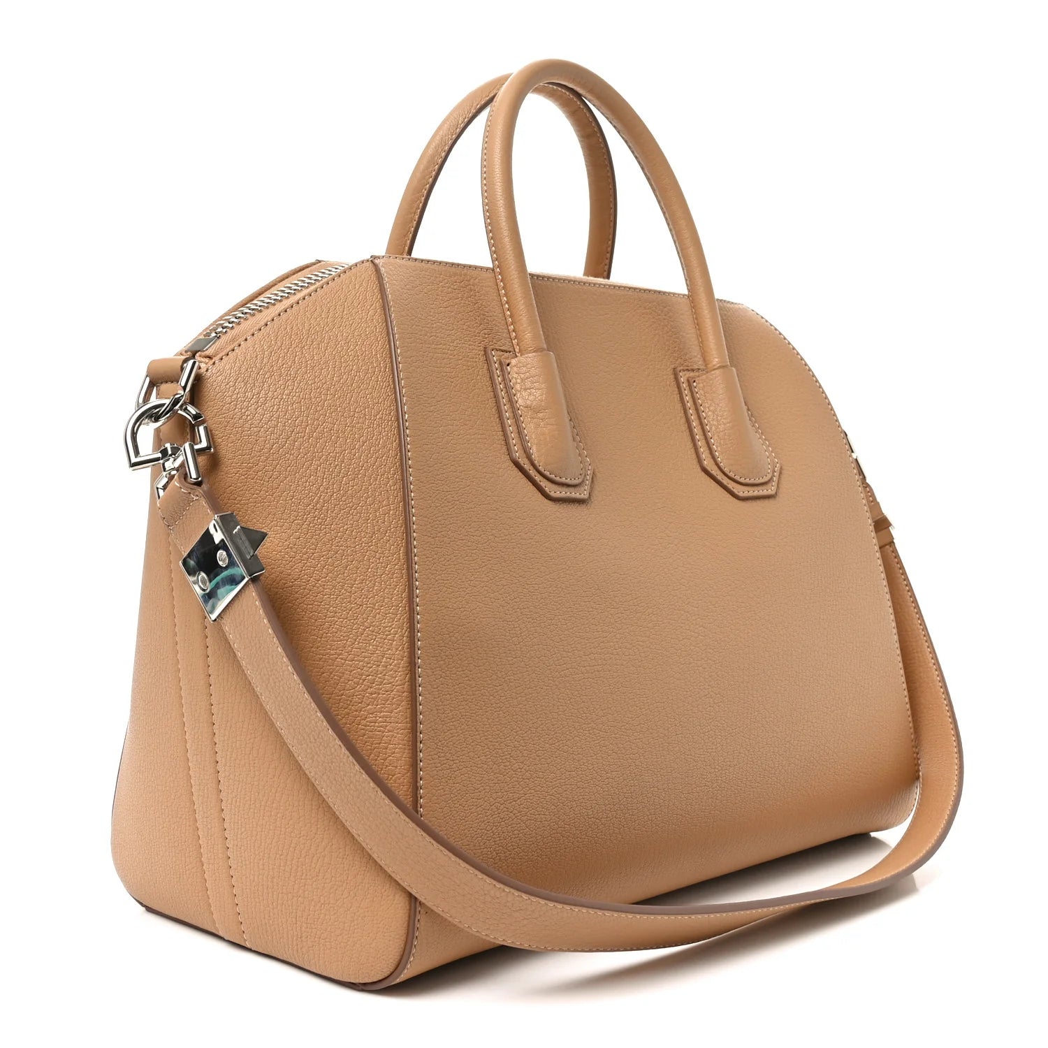 Sugar Goatskin Medium Antigona Light Beige