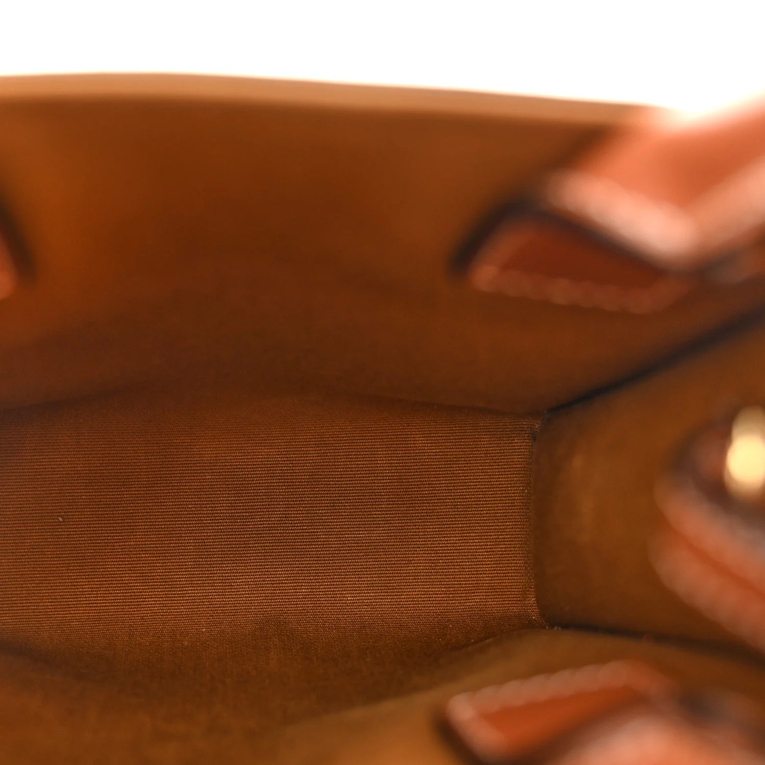 Triomphe Canvas Calfskin Mini Vertical Cabas Tan