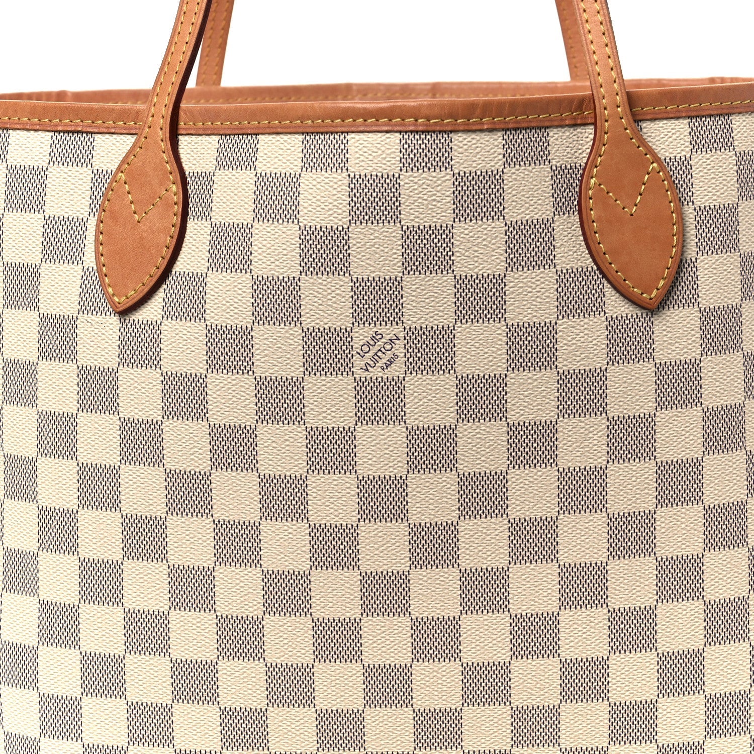 Damier Azur Neo Neverfull MM Rose Ballerine
