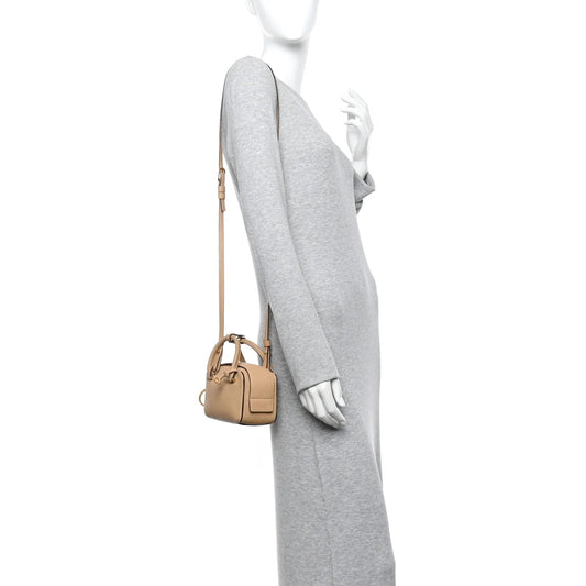 Taurillon Soft Nano Cool Box Satchel Latte